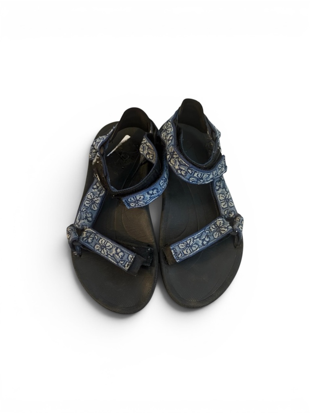 Blue Floral Teva Sandals